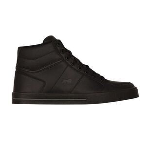 Lonsdale Mens Canons Flat Sneakers / Black/Charcoal